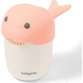 BabyOno Whale Pink Krūze matu mazgāšanai