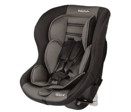 Babysafe Akita Grey Black Bērnu Autokrēsls 0-18 kg