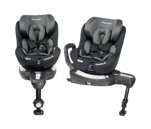 BabySafe Alaskan Black Bērnu Autokrēsls 0-18 kg