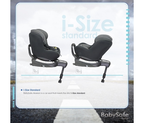 BabySafe Alaskan Grey Bērnu Autokrēsls 0-18 kg