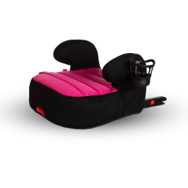 Babysafe Booster Isofix Pink Black Bērnu Autokrēsls Busteris 15-36 kg