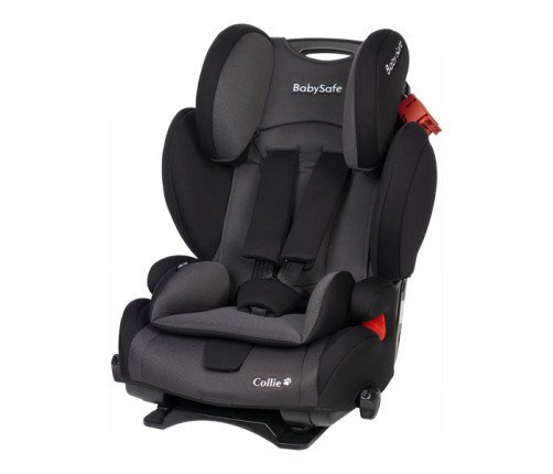 BabySafe Collie Black grey Bērnu Autokrēsls 9-36 kg