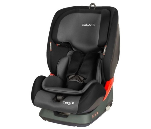 BabySafe Corgi Grey black Детское автокресло 9-36 кг