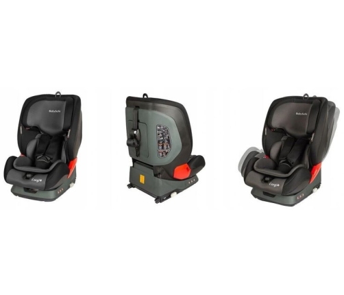 BabySafe Corgi Grey black Детское автокресло 9-36 кг