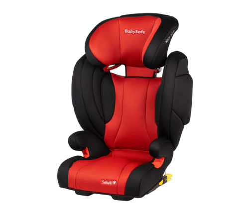 BabySafe Saluki Red black Bērnu Autokrēsls 15-36 kg