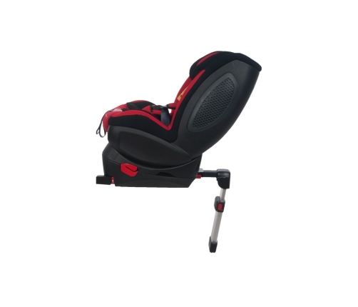 BabySafe Schnauzer Red Black + Base ISOFIX Bērnu Autokrēsls 0-18 kg