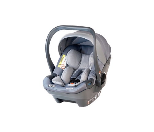 Babysafe York I-size Grey + ISOFIX Base Bērnu Autokrēsls 0-13 kg