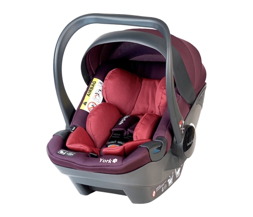 Babysafe York I-size Pink violet + ISOFIX Base Bērnu Autokrēsls 0-13 kg