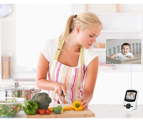 BabySense Video Baby Monitor Z2 Wireless Mobilā Video Aukle