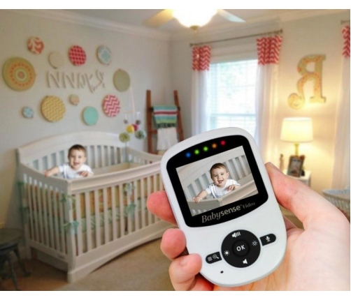 BabySense Video Baby Monitor Z2 Wireless Mobilā Video Aukle