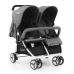 BabyStyle Oyster Twin Grey Dvīņu Ratiņi