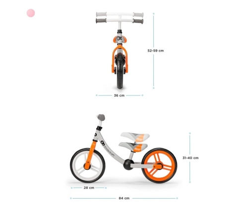 Беговел Kinderkraft 2Way Next Blaze Orange