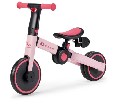 Balansa ritenis Kinderkraft 4TRIKE Candy Pink 3in1