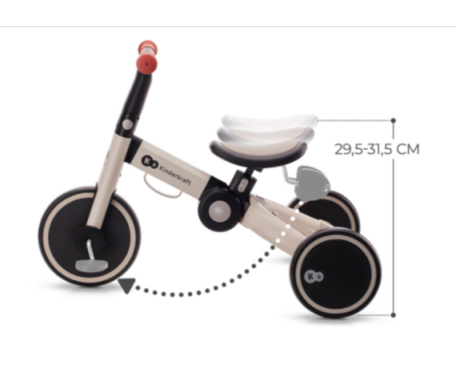 Беговел Kinderkraft 4TRIKE Silver Grey 3 в 1