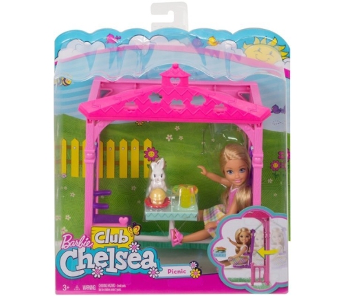 Barbie Club Chelsea Doll and Playset кукла FDB32-1