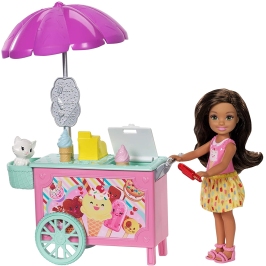 Barbie Club Chelsea Doll and Playset lelle FDB32-2