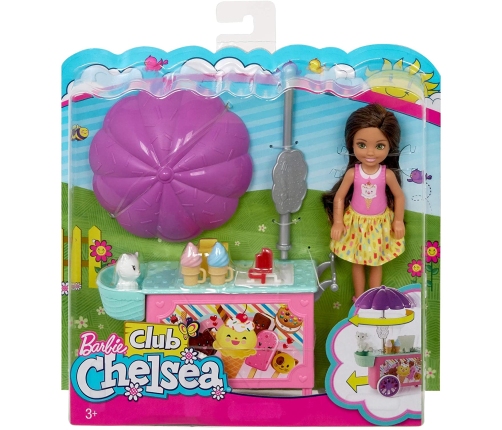 Barbie Club Chelsea Doll and Playset lelle FDB32-2