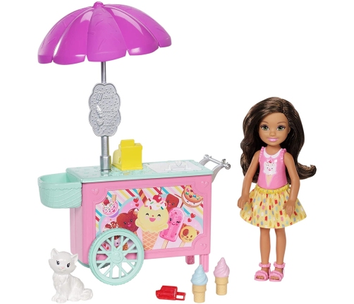 Barbie Club Chelsea Doll and Playset lelle FDB32-2