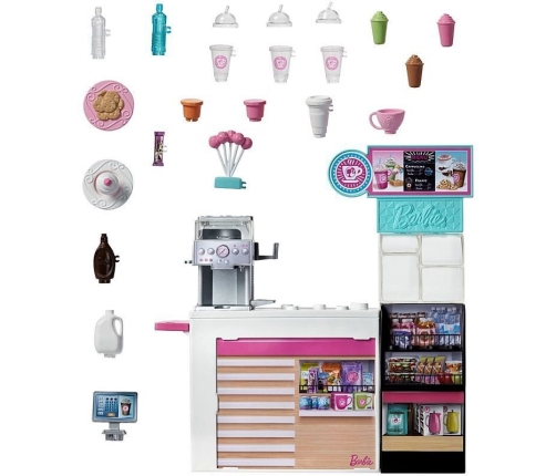 Barbie Coffee Shop Playset kafejnīca GMW03