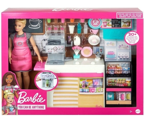 Barbie Coffee Shop Playset kafejnīca GMW03