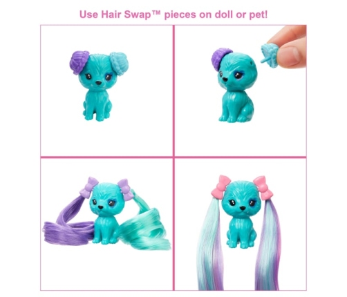 Barbie Color Reveal Hair Feature Playset кукла HBG38-2