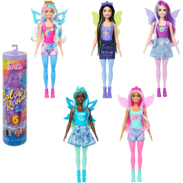 Barbie Color Reveal Rainbow Galaxy + 6 Surprises HJX61 Kукла