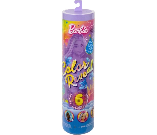 Barbie Color Reveal Rainbow Galaxy + 6 Surprises HJX61 Kукла