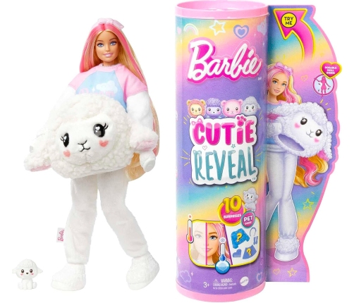 Barbie Cutie Reveal Cozy Cute Tees Lamb In Dream HKR03 Lelle