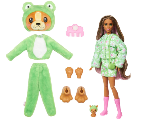 Barbie Cutie Reveal Dog in Frog HRK24 Lelle