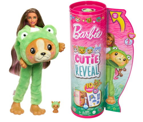 Barbie Cutie Reveal Dog in Frog HRK24 Lelle