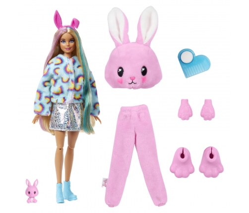 Barbie Cutie Reveal Doll Bunny кукла HHG19