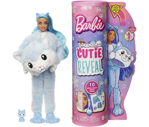 Barbie Cutie Reveal Doll Husky кукла HJL63