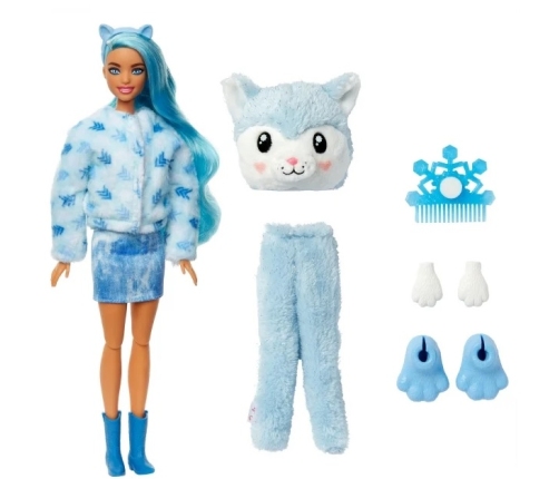 Barbie Cutie Reveal Doll Husky кукла HJL63