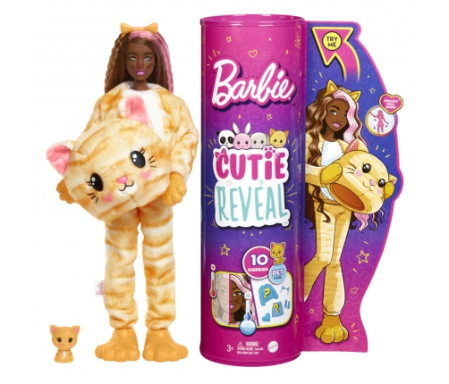 Barbie Cutie Reveal Doll Kitten кукла HHG20