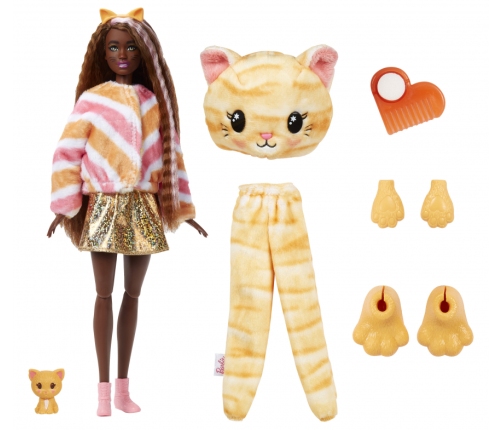 Barbie Cutie Reveal Doll Kitten кукла HHG20