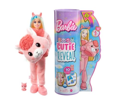 Barbie Cutie Reveal Dreamland Fantasy Lama HJL60 Kукла