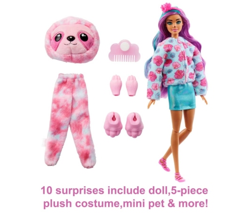 Barbie Cutie Reveal Dreamland Fantasy Sloth HJL59 Kукла