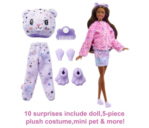 Barbie Cutie Reveal Dreamland Fantasy Teddy HJL57 Kукла