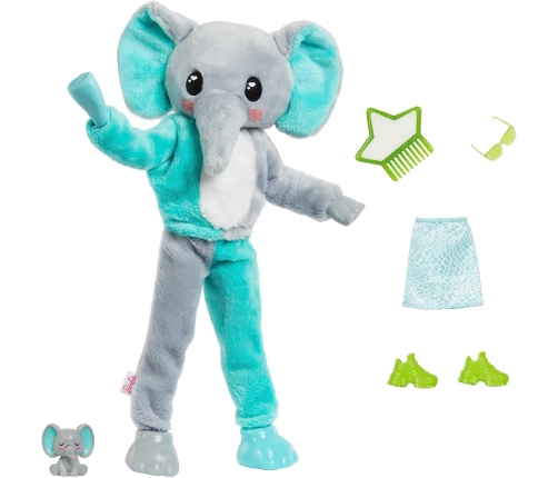 Barbie Cutie Reveal Jungle Friends Elephant HKP98 Kукла