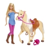 Barbie Doll & Horse кукла с лошадью FXH13