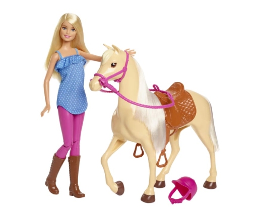 Barbie Doll & Horse кукла с лошадью FXH13