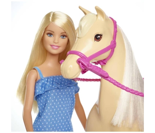 Barbie Doll & Horse lelle ar zirgu FXH13