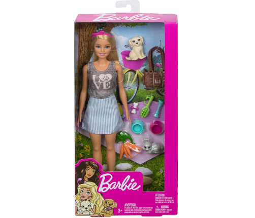 Barbie Doll & Pets lelle FPR48