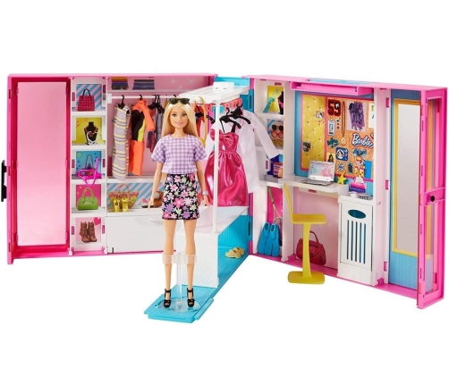 Barbie Dream Closet большой кукольный шкаф GBK10