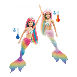 Barbie Dreamtopia lelle nāriņa maina krāsu