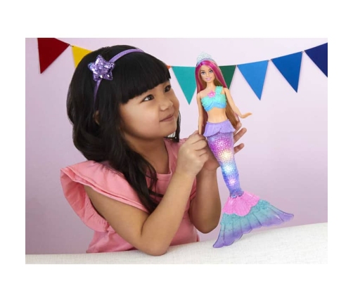 Barbie Dreamtopia Twinkle Lights Mermaid lelle HDJ36-1