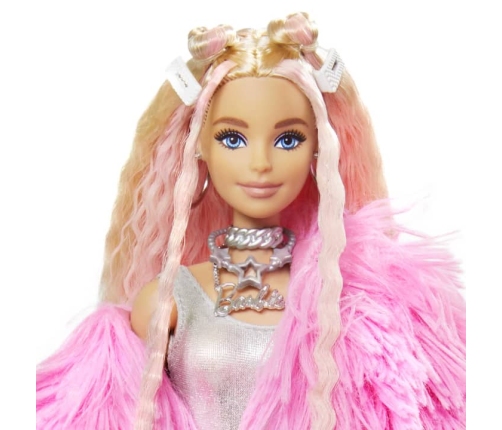 Barbie Extra Doll-Fluffy Pink Jacket lelle GRN28