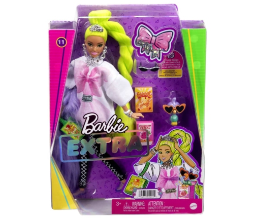 Barbie Extra Doll-Neon Green Hair lelle HDJ44