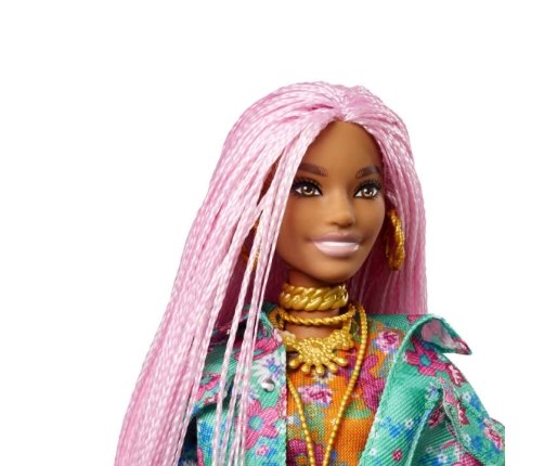 Barbie Extra Doll-Pink Braids lelle GXF09