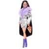 Barbie Extra Doll-Purple Fur Purple Boots lelle HHN07